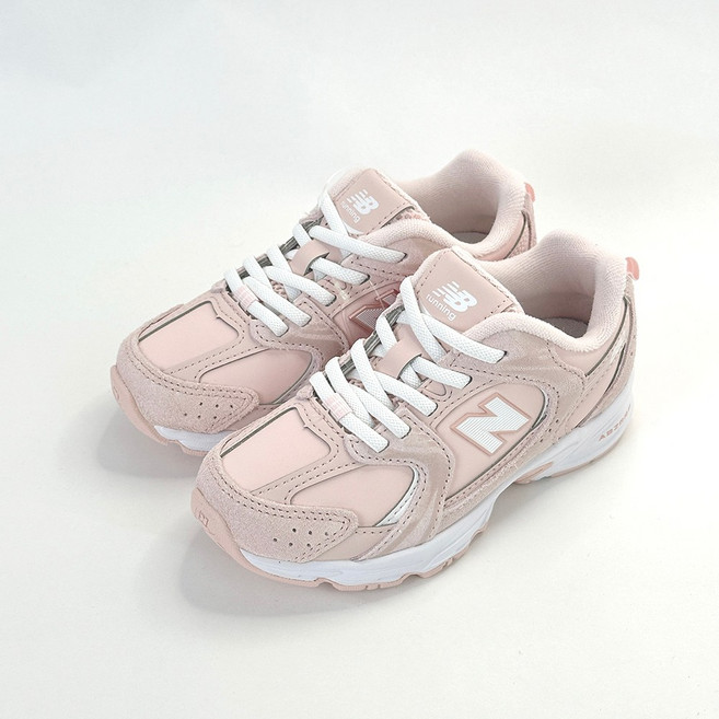 뉴발란스키즈 530KF 프리미엄 레더 핑크