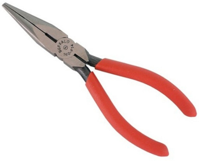 세신버팔로 롱노즈 플라이어 6인치(160mm) 라디오펜치(쿠션그립), 1개