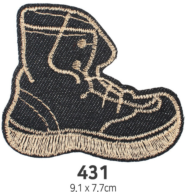 와펜 DIY 자수 패치 와펜모음 열부착식와펜, 4개, 와펜 패치 431번