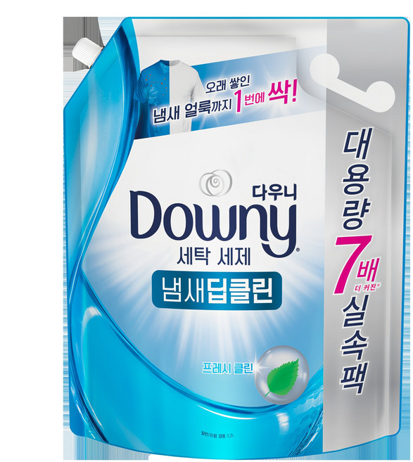 다우니 냄새 딥클린 프레시 클린 액상세제 리필, 3.2L, 1개입, 1개