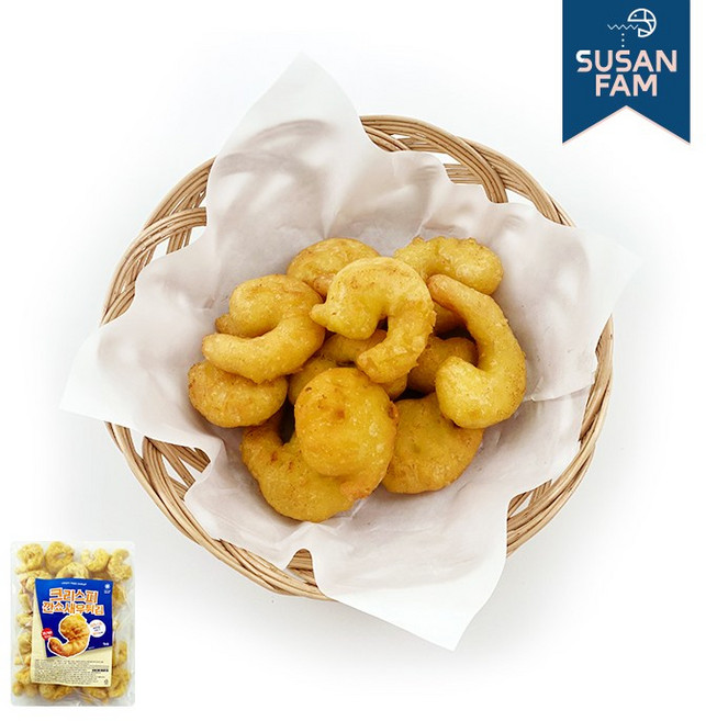 크리스피 깐쇼새우 1kg 깐풍 크림 칠리 새우 탕수육 냉동 튀김, 크리스피 깐쇼새우 31-40, 1개