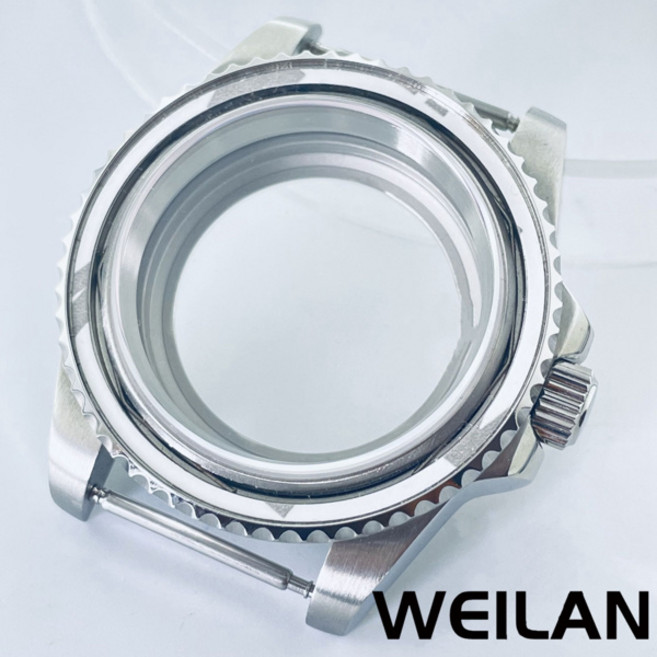 호환 다이버 40mm 시계 케이스 SUB GMT 시계 모드 NH34 NH35 NH36 NH73 NH38 NH39 NH70 NH72 904L 팔찌 사파이어 크리스탈, [02] ETA2824 PT5000, [19] Only Case-A2