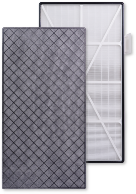 암웨이 공기청정기 필터 엣모스피어 10-1076K 10-3802K 교체 호환 헤파필터+탈취필터 세트, 1개, 암웨이 필터 엣모스피어 탈취+헤파세트