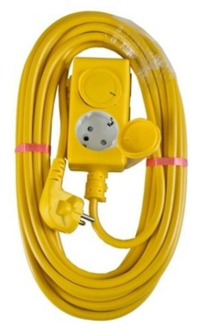 성림gs 작업용 2구 전기 연장선 멀티탭 mk-108 8m 리드선 산업용전기선 2 야외콘센트