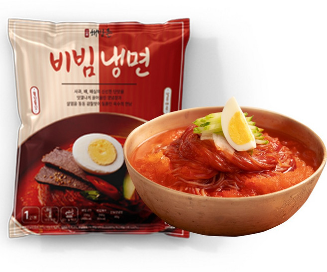 [해방촌냉면] 비빔냉면 10인분 세트, 1개, 2.4kg