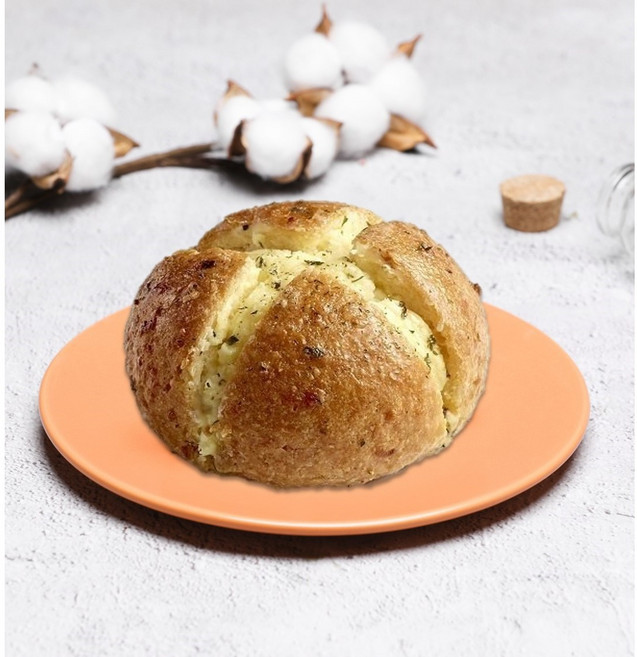 크림치즈갈릭브레드(80g ) 갈릭볼 사쪽 마늘빵 브레드볼 마늘바게트, 80g, 6개