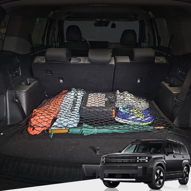 썬카 싼타페 MX5 차량용 그물망 트렁크그물 트렁크네트 트렁크정리용품, 1개