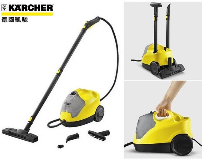 KÄRCHER 德國凱馳 家用型蒸氣清潔機, Yellow/Gray, 德國凱馳 KARCHER 家用型蒸氣清洗機 SC2.500C/SC2500/SC2500--德國原裝