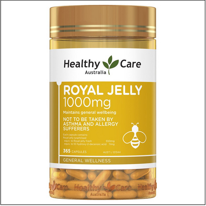 Healthy Care Royal Jelly 헬스케어 로얄제리 1000mg 365캡슐