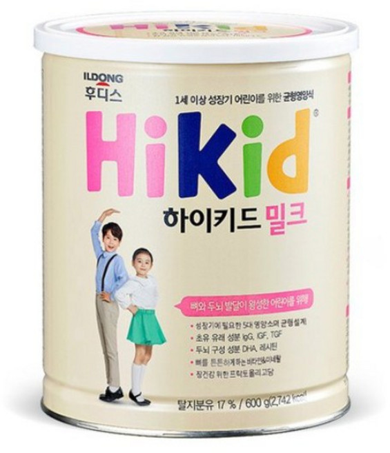 일동후디스 하이키드 쵸코 영양식, 밀크, 600g, 3개