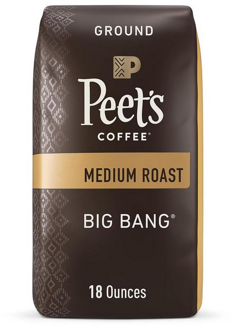 Peet's Coffee 미디엄 로스트 분쇄 커피 - 빅뱅 510g, 상품선택, 1개
