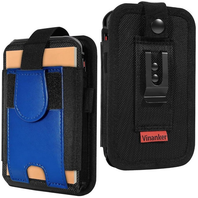 Vinanker Zebra TC51 TC52 TC52x TC56 TC57 TC57x TC21 TC26 휴대용 바코드 모바일 컴퓨터와 호환되는 스캐너 홀스터 벨트, 블루