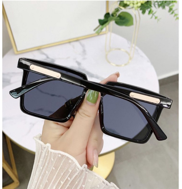 AV-one 設計款 潮流百搭連體大框造型眼鏡 顯瘦氣質眼鏡 H030