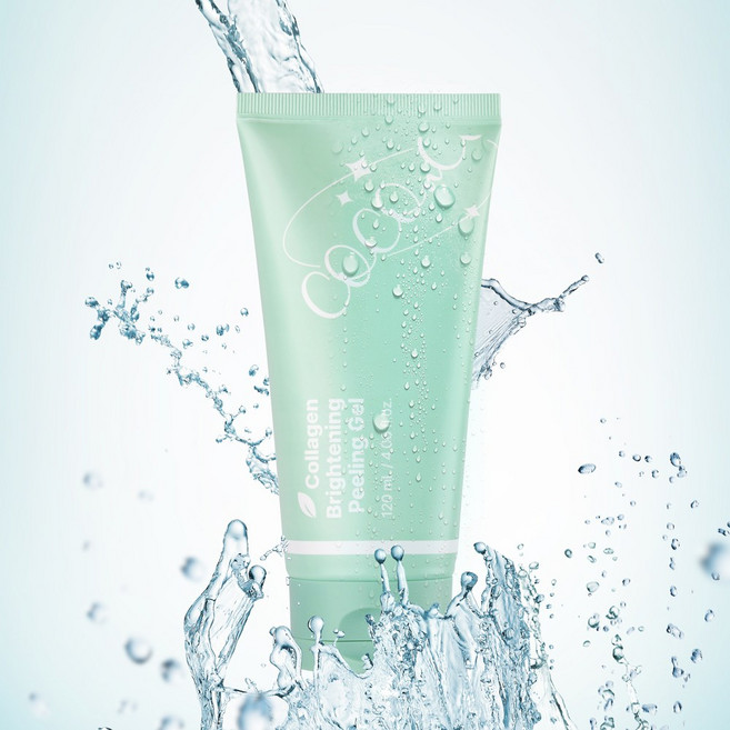 코코앤코 저자극 콜라겐 브라이트닝 필링젤 각질제거제 맑은피부 피지제거도움, 1개, 120ml