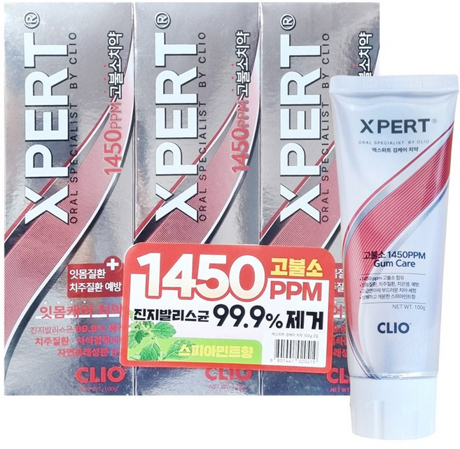 XPERT 검케어 일사오공 치약, 100g, 30개