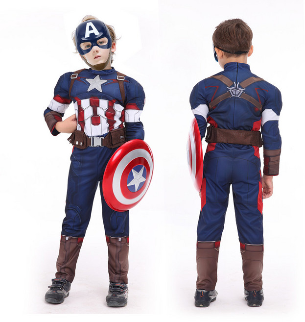 캡틴아메리카 어린이 핼러윈 멋있는 영화 속 히어로 코스프레 키즈카페 특별한 핵인싸 행사템