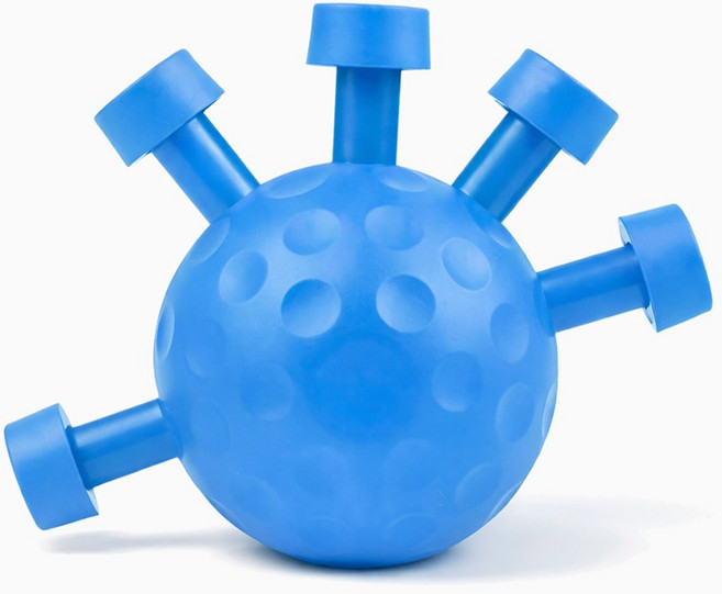 썸피트 손가락 악력기 전완근 강화 볼, 1개, 블루