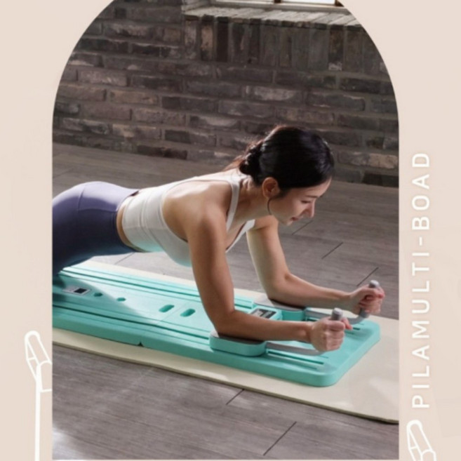 체형교정 코어 홈필라 리포머 전신운동 유연성 근력강화 다이어트 집에서, 1개, 1jsb 민트