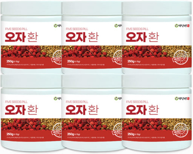 백장생 국내산 오자환 250g, 6개