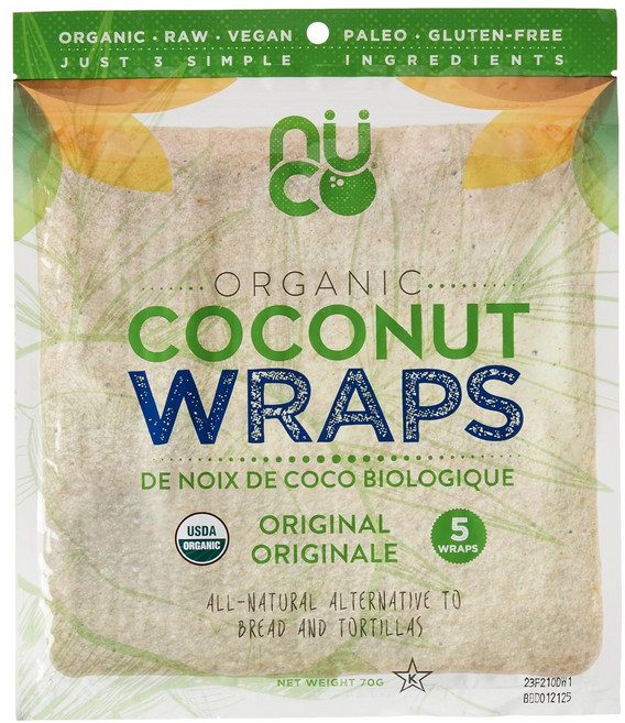 Nu Coconut 오리지널 코코넛 랩, 70g, 1개