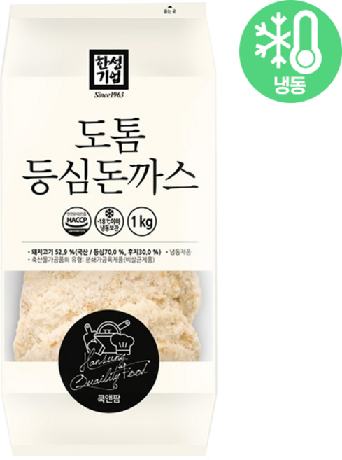한성 도톰등심돈까스 1kg, 1개