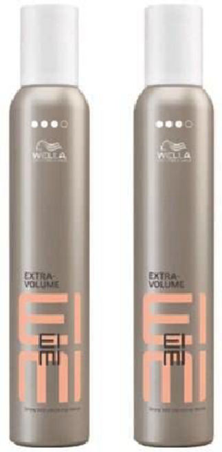 웰라 EIMI 아이미 엑스트라 볼륨 무스 헤어 스타일링 300ml 2개세트, 2개