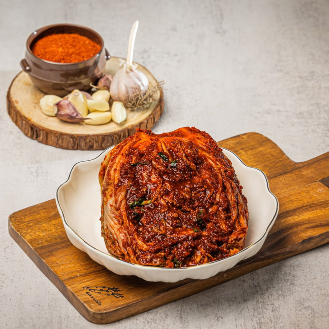 맛있게 매운 실비김치 2kg 2키로 국내산 배추 국산 포기김치 KIMCHI, 1개