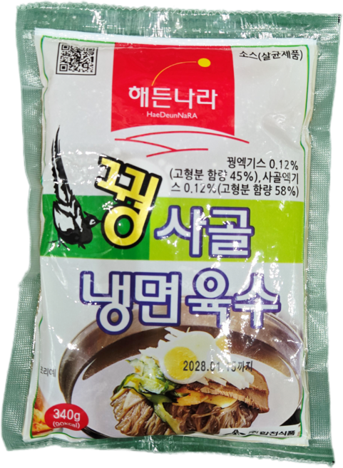 해든나라 꿩 사골냉면육수, 30개, 340g