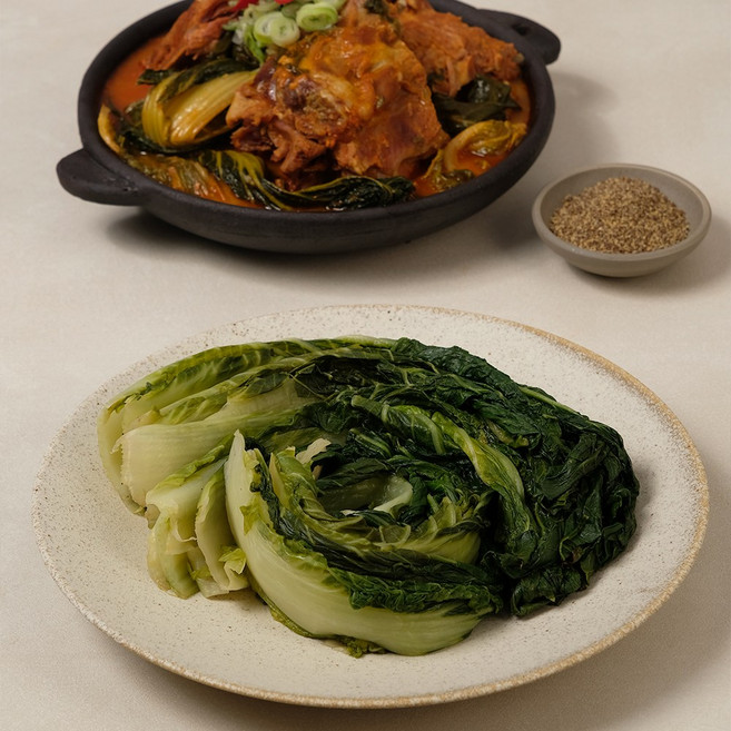 [희야네식탁] 국내산100% 우거지 삶은배추 소문난 감자탕집의 비결 업소용 식당용, 1개, 3kg