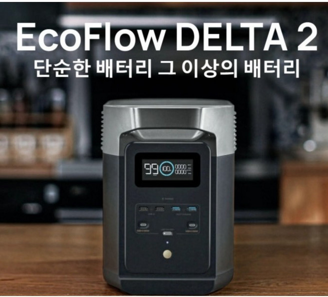 에코플로우 올인원 인산철 파워뱅크 델타2 배터리 1024Wh EFD330, 1개, 태양광패널 160w포함