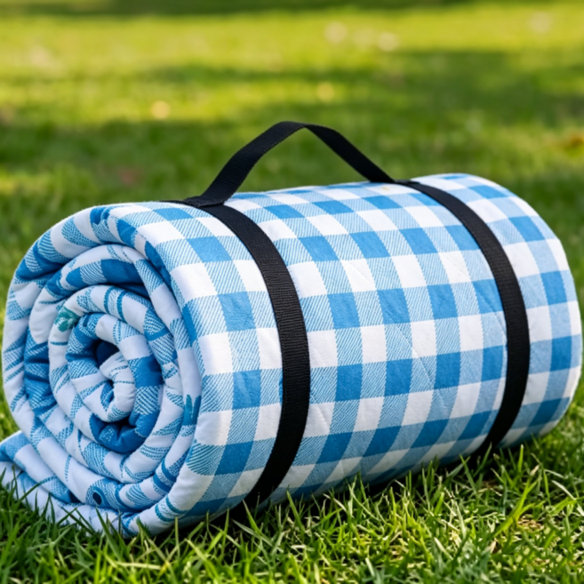 휴대용 피크닉 매트 방수 방습 두터운 피크닉매트 대형 돗자리 캠핑매트 두툼한 야외용매트 200x200, 스타일 B