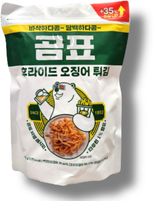 곰표 후라이드 오징어튀김 270 2pk 진미채튀김, 2개, 270g