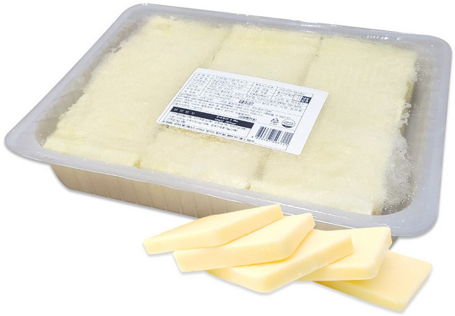 모짜렐라 슬라이스 치즈 2kg(십원빵 전용)(피자 제빵), 1개, 2kg
