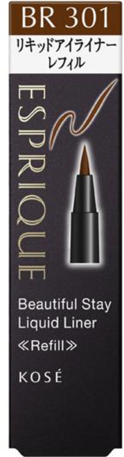 KOSE 코세 ESPRIQUE 에스프리크 뷰티풀 스테이 리퀴드 라이너 리필 BR301 [아이라이너][일본 발송], 단일, 1개