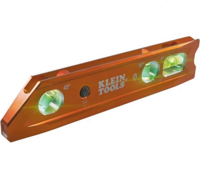 클라인 툴스 수평계 Klein Tools 공구 935RBLT 9인치, Lighted