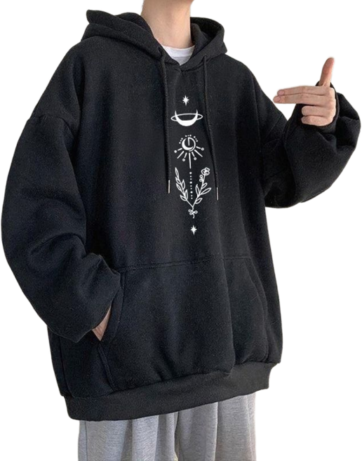 춘추 빅 사이즈 남자 루즈핏 후드 얇은 긴팔 맨투맨 뉴타임즈 2603XW1103