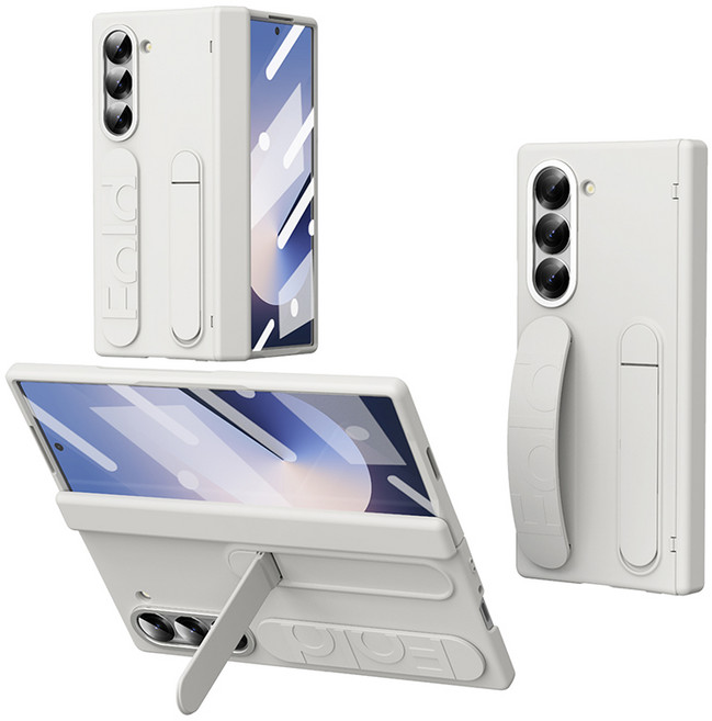 YINUO 갤럭시 Z 폴드3 4 5 6 7 힌지보호 그립 스탠드 케이스 호환