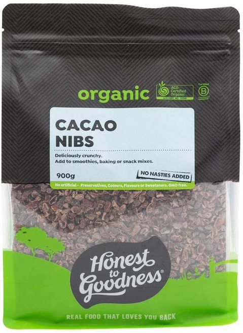 호주 아너스트 투 굿네스 퓨어 네츄럴 카카오 닙스, 1개, 900g