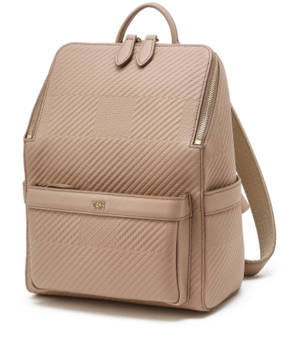 닥스 DAKS GREAT HOUSE CHECK 베이지 그레이트하우스체크 가죽 백팩 S DCBA5E435I2, XXX, NORMAL BEIGE