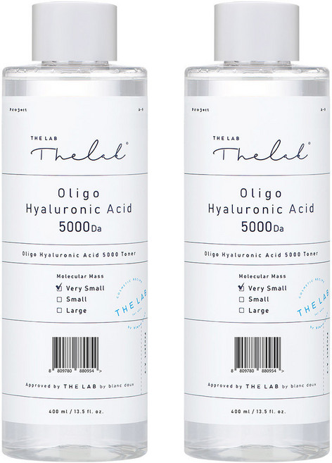 더랩 바이블랑두 올리고 히알루론산 5000 토너 400+400ml, 400ml, 1개