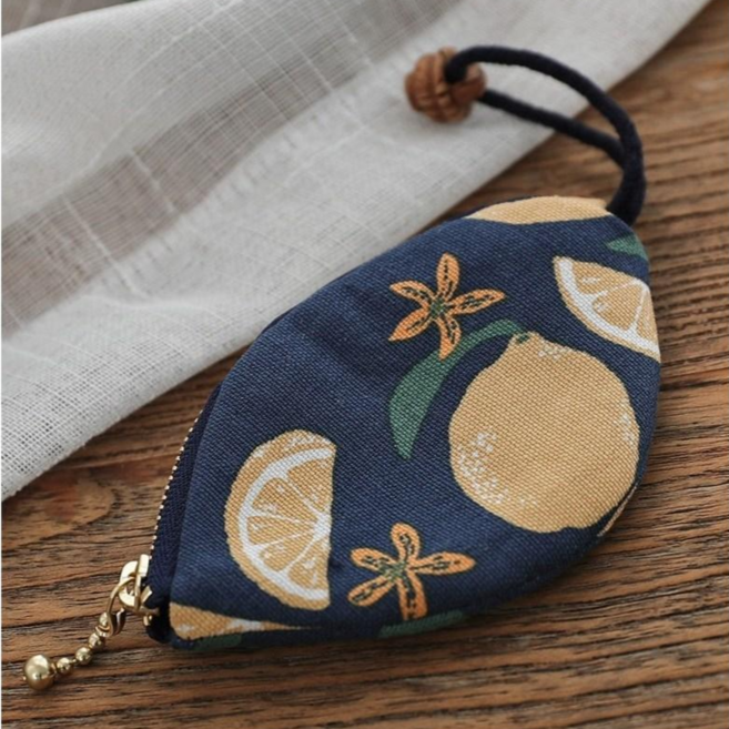 유이미 핸드메이드 초미니 차키파우치 동전 지갑 이어폰케이스