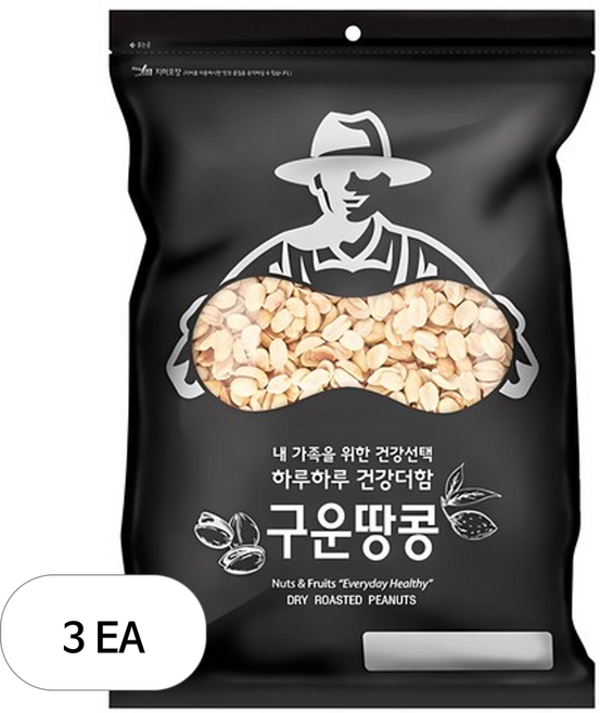 넛츠팜 구운 캐슈너트, 1kg, 3개