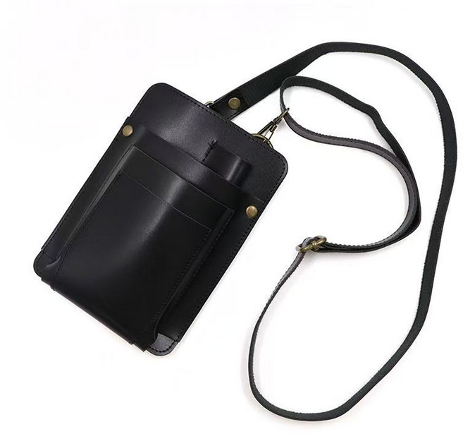 티류으스 원예 가방 꽃가위 전용 케이스 플로리스트 조경 도구 수납 주머니, 블랙, 1개