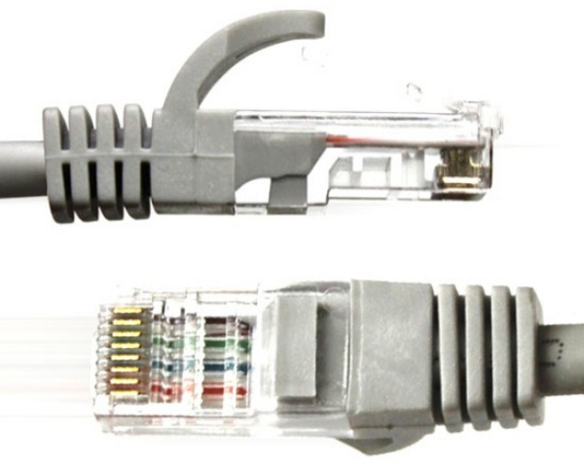 [NEXI] 넥시 CAT.5E UTP 랜케이블 1M NX130, 그레이 1개, 1개