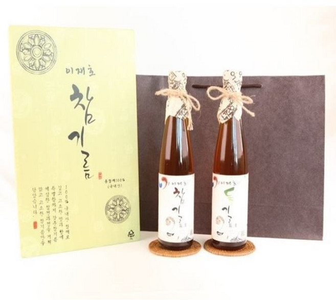호재원 국산참기름선물세트 프리미엄500ml, 프리미엄C호(참기름500ml+참기름500ml), 500ml, 1개