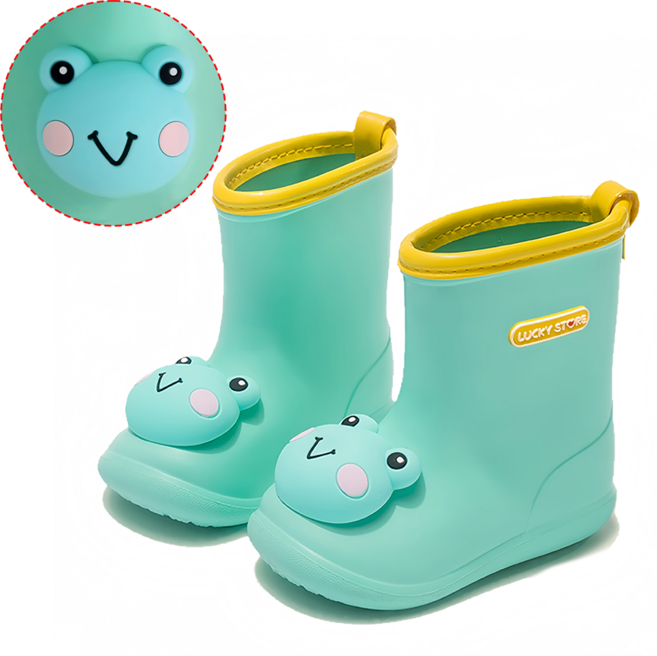 행운이네 3D 입체 동물 애니멀 귀여운 아기장화 유아장화