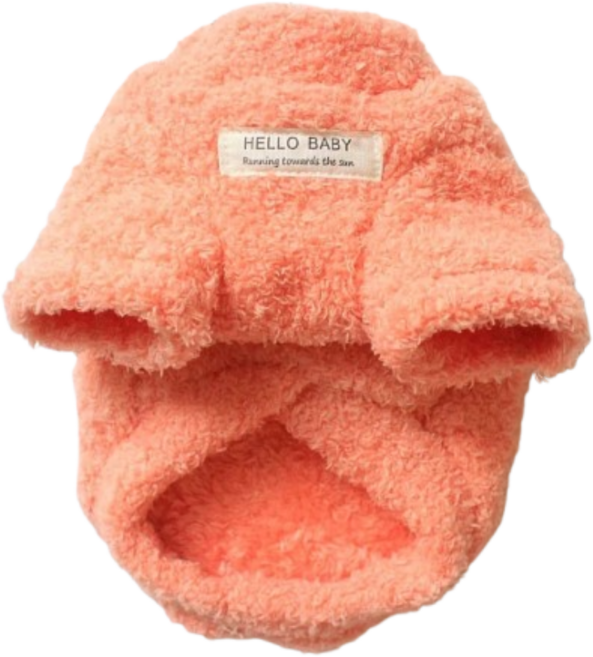 [푸들나무] 헬로베이비 티셔츠, 1개, 오렌지핑크