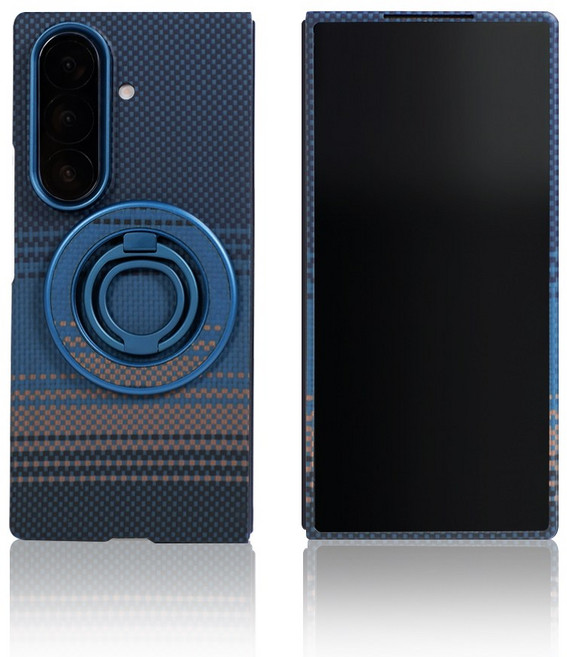 제루크 갤럭시 Z폴드7 호환 아라미드 카본 맥세이프 초슬림 케이스