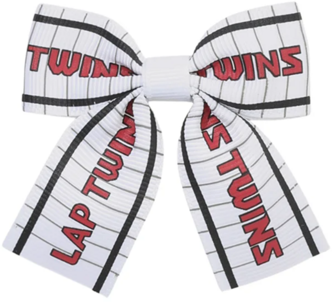 랩 LAP x KBO LG트윈스(홈) 미니 리본핀 AR7GA313, 화이트, 1개