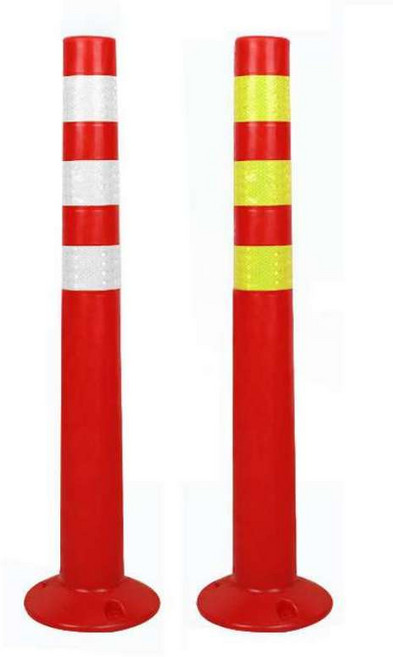 방통 도로 차선규제봉 중앙선 갓길 주차 차단봉 안전봉, 형광옐로우